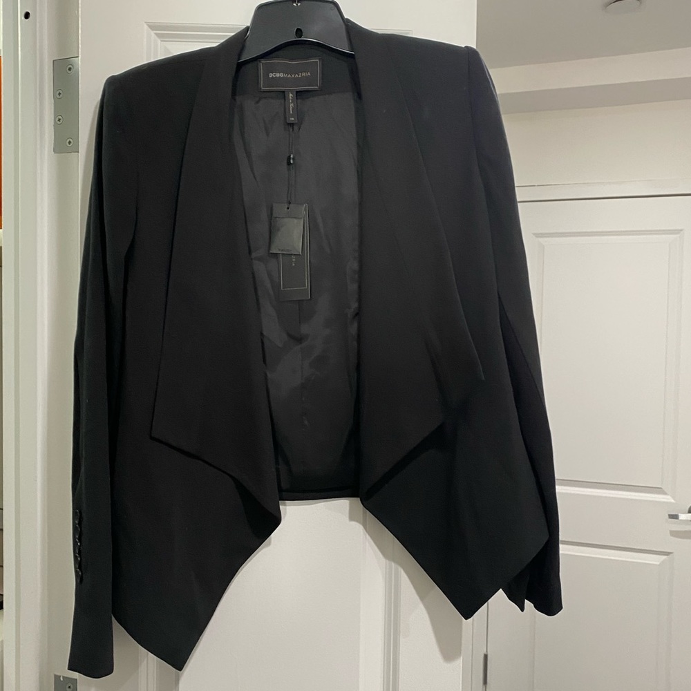 Asymmetrical Black Blazer